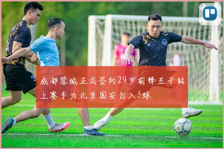 成都蓉城正式签约29岁前锋王子铭上赛季为北京国安打入5球